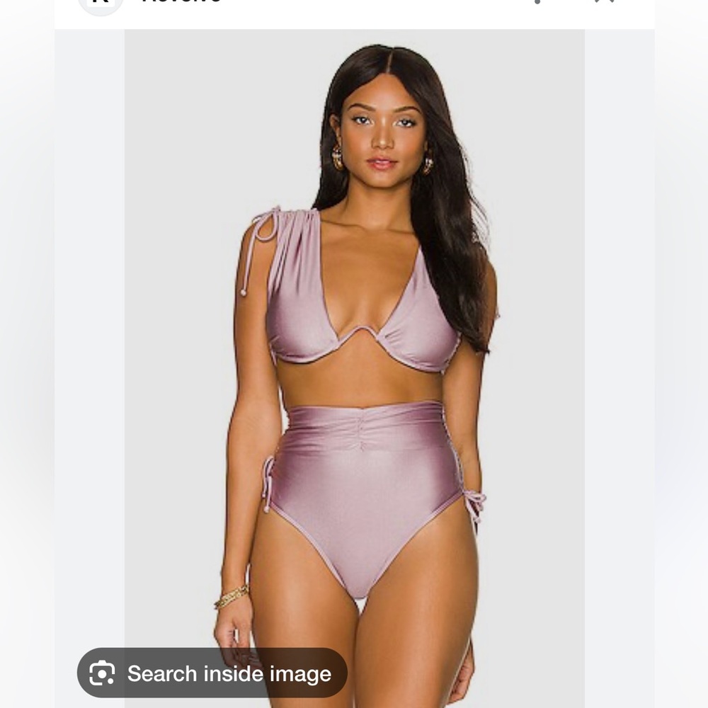 Andrea Iyamah Lilac Swimwear